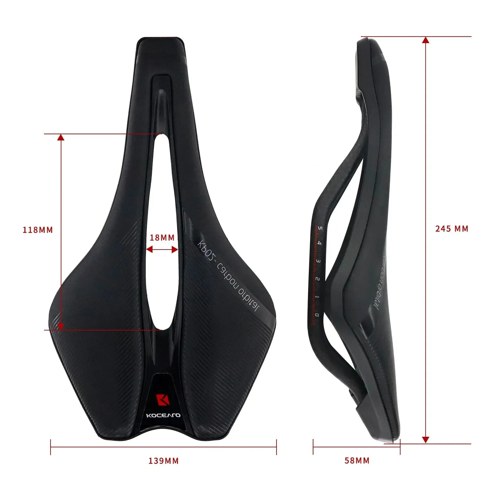 143 Carbon Saddle Ultralight and Comfortable