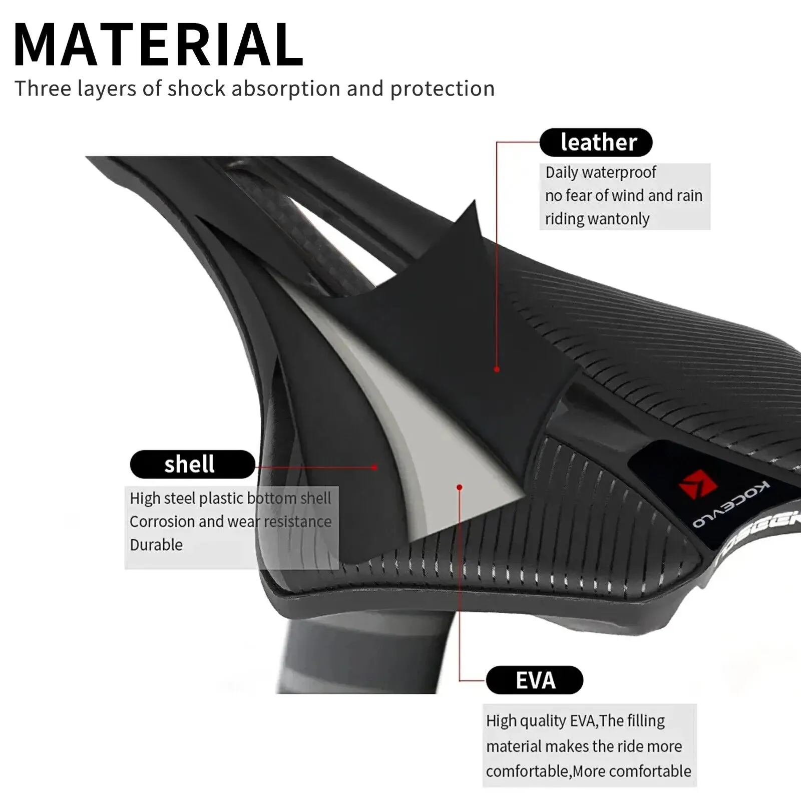 143 Carbon Saddle Ultralight and Comfortable