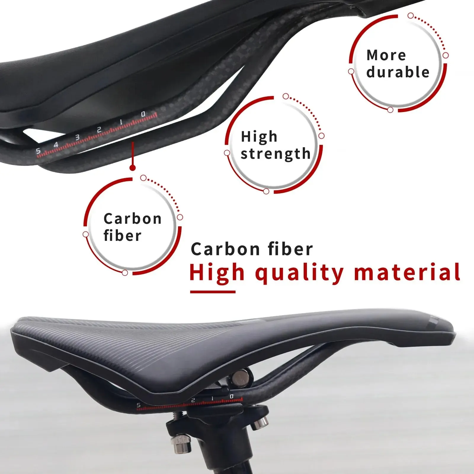 143 Carbon Saddle Ultralight and Comfortable