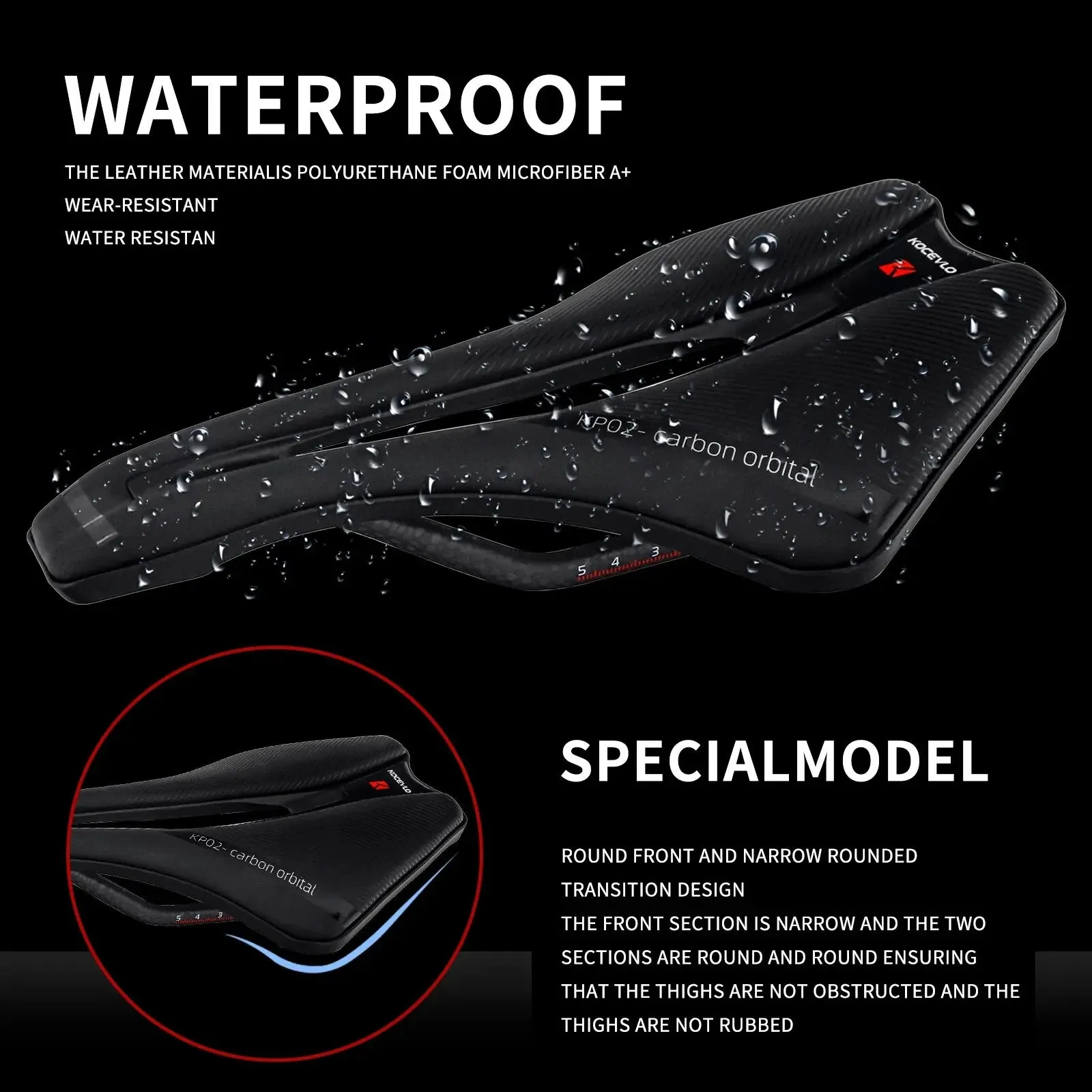 143 Carbon Saddle Ultralight and Comfortable