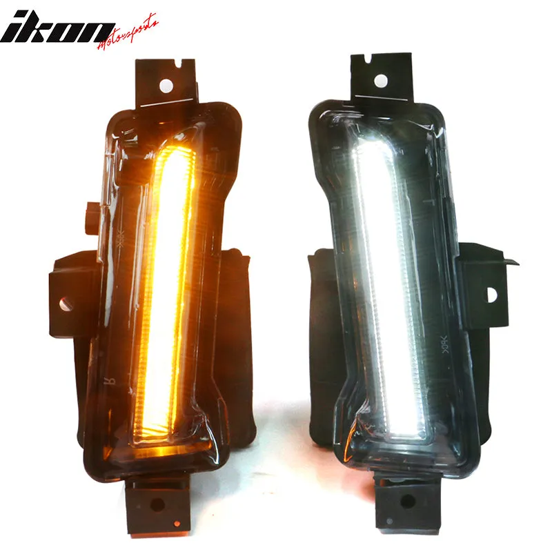 2014-2015 Chevy Camaro 5TH to 6TH Gen 16  ZL1 Bumper LED DRL Headlamps