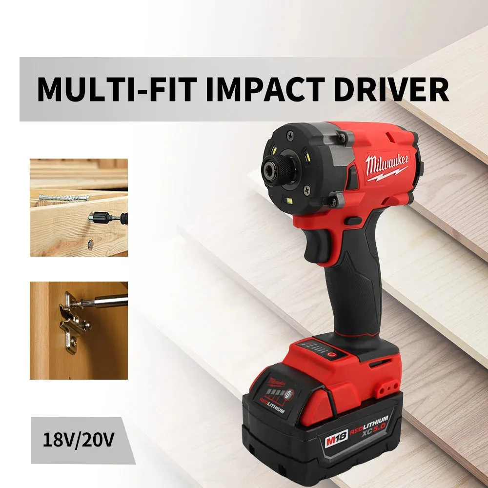 20V Multi-Fit Impact Driver Rechargeable Power Tool