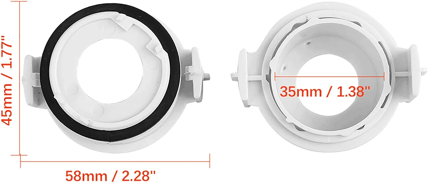 (2pcs/set) KP-126 H7 LED light Bulbs Base Holders for BMW E46 318i E65 E90
