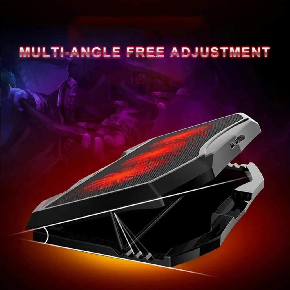 Adjustable Laptop Cooling Stand - Compact Design