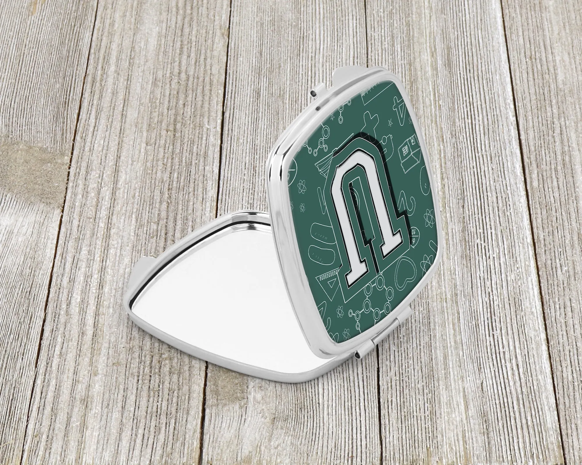 Back to School Initial Compact Mirror