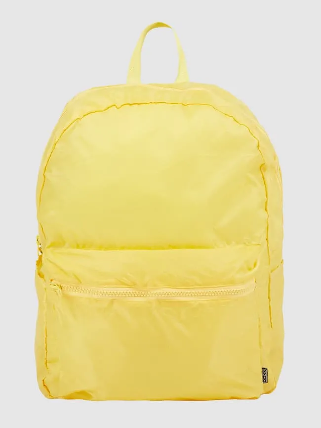 Backpack with front compartment model "Nomad Banana" Doiy, yellow