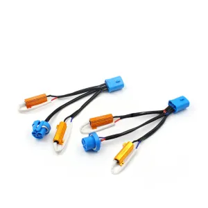 Bi-Xenon HID/ Dual Beam LED 9004 Anti-Flicker Decoder Resistors Adaptors