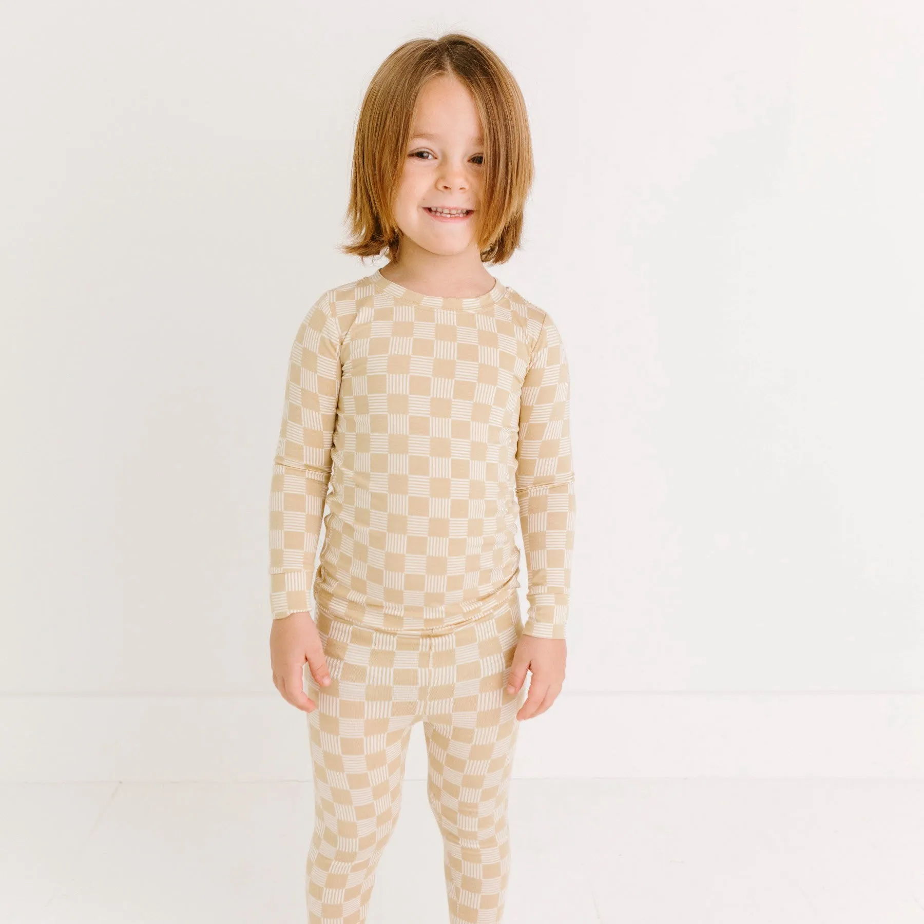 Checkered Lines Two-Piece Set