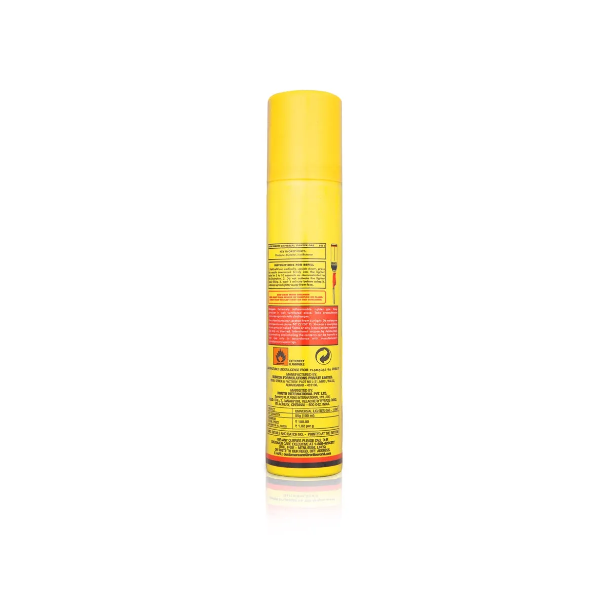 Clipper Universal Lighter Gas Can - 100 ml | Clipper Lighter Gas Refill Can/ Clipper Gas Re Filler