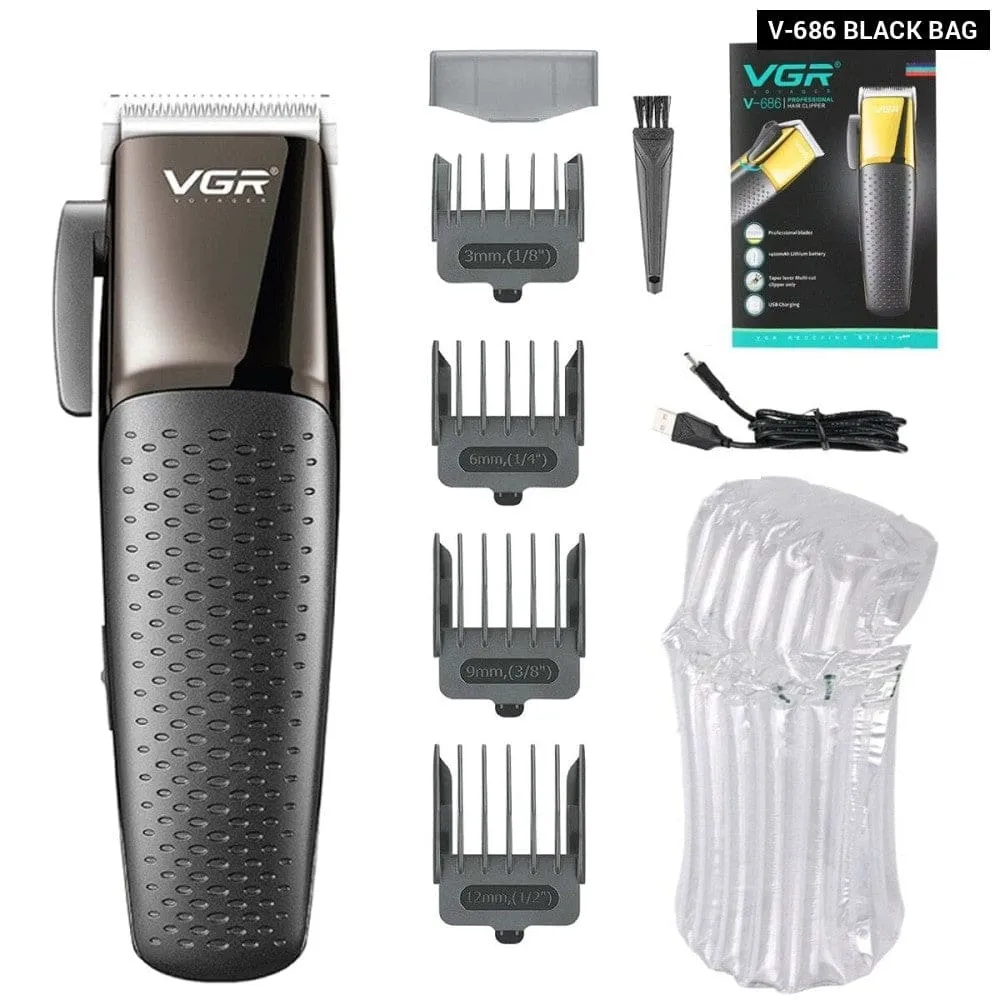 Electric Rechargeable Cordless Adjustable Hair Clipper for Men