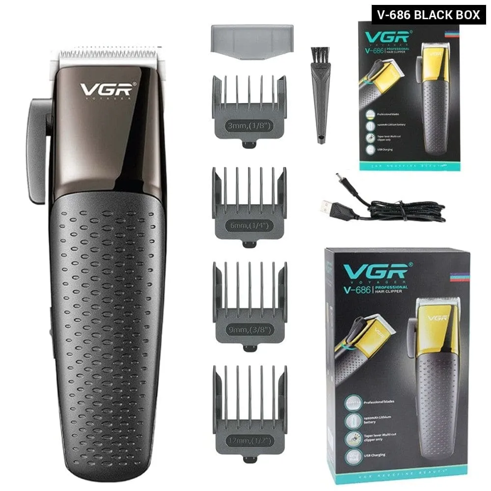 Electric Rechargeable Cordless Adjustable Hair Clipper for Men