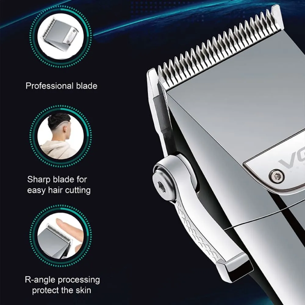 Electric Rechargeable Cordless Washable Beard Hair Trimmer for Men