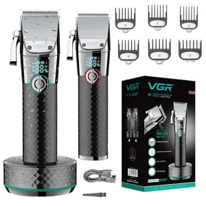 Electric Rechargeable Cordless Washable Beard Hair Trimmer for Men