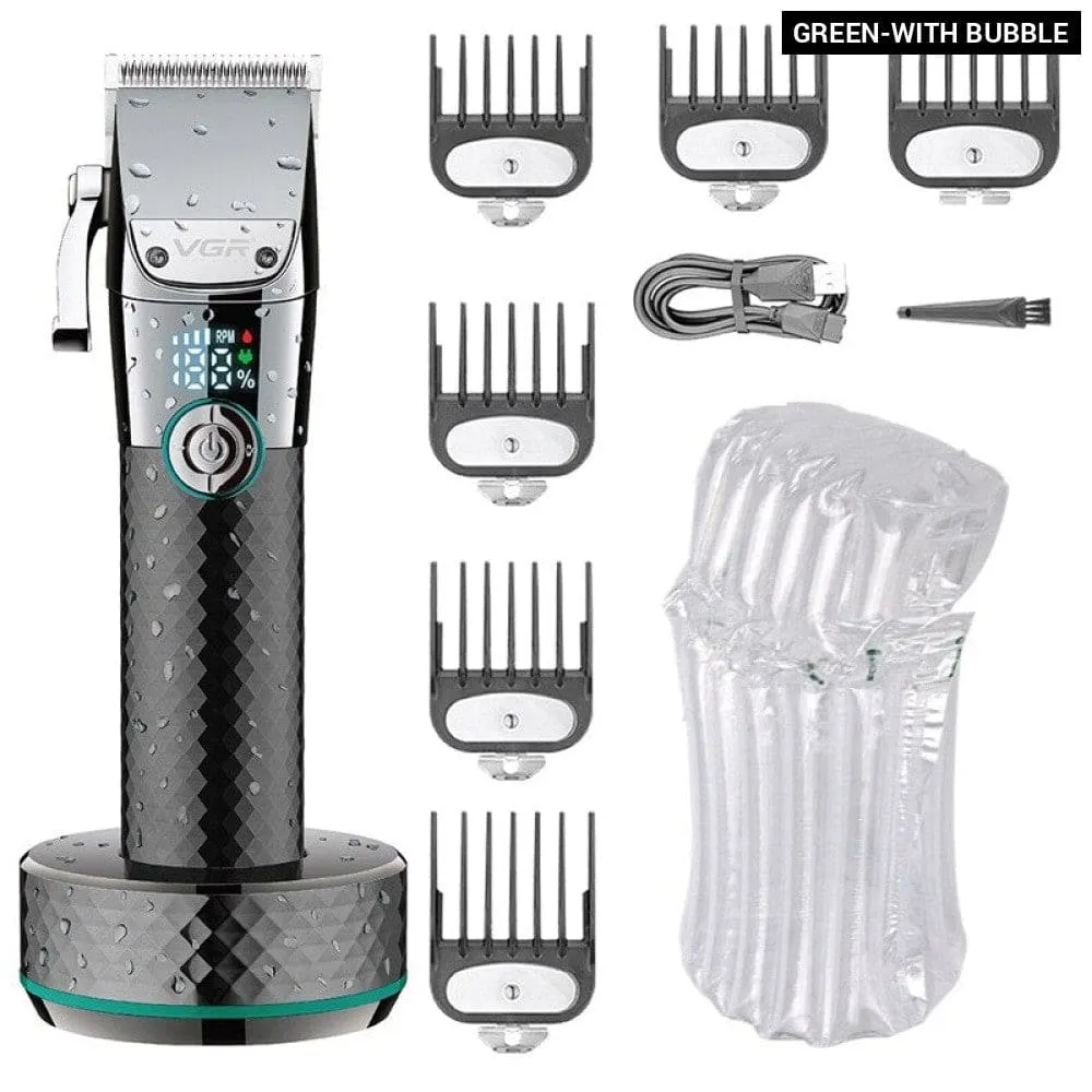 Electric Rechargeable Cordless Washable Beard Hair Trimmer for Men