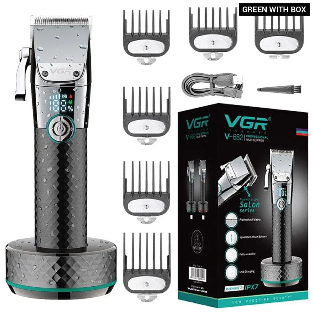 Electric Rechargeable Cordless Washable Beard Hair Trimmer for Men