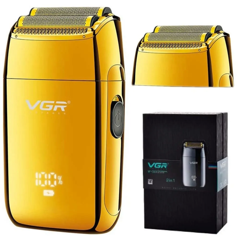 Electric Rechargeable Facial & Bald Head Shaving Machine with Extra Mesh for Men