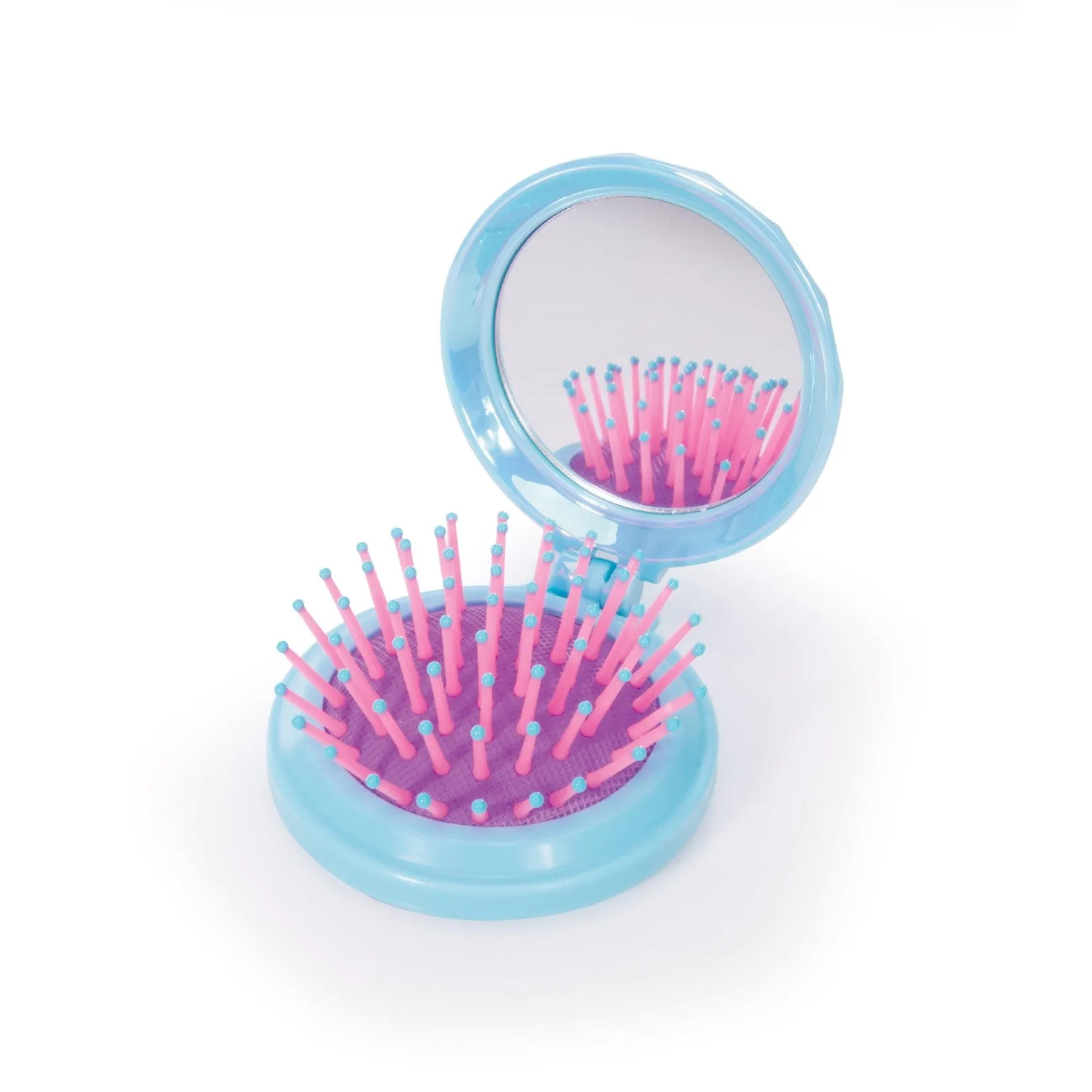 Jewel Compact Hairbrush/Mirror (Assorted)
