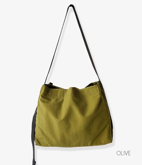 MHL./COMPACT NYLON SHOULDER BAG