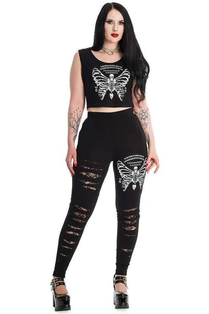 Skeleton Butterfly Leggings