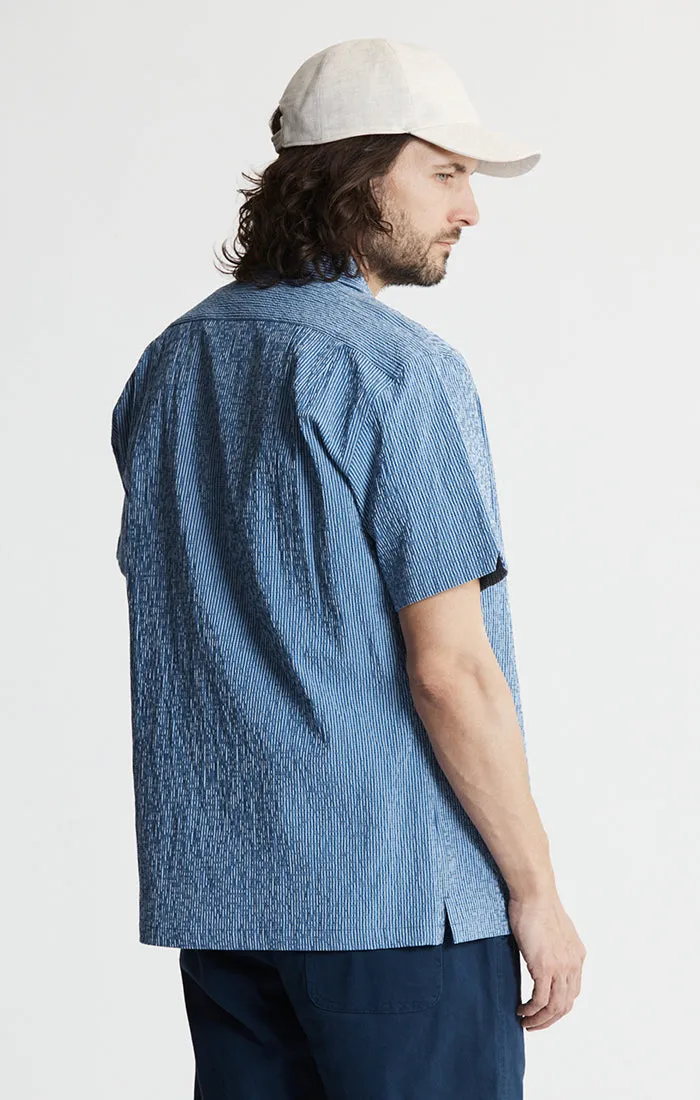 Suffolk Seersucker Camp Shirt