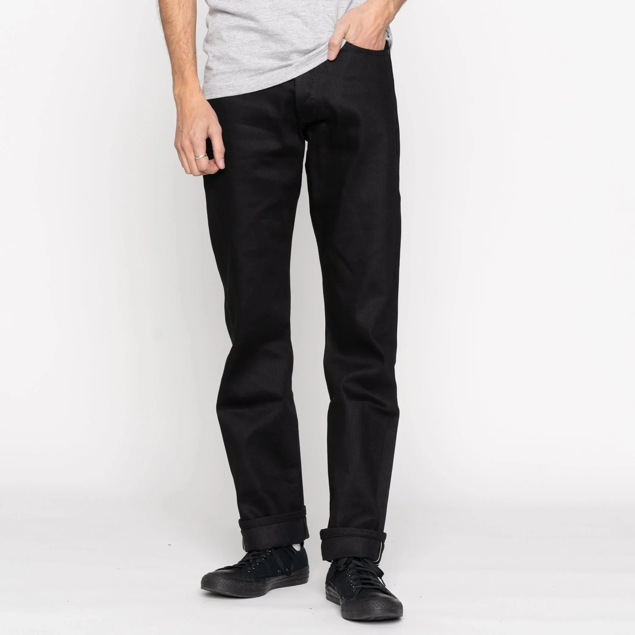 True Guy Black Cobra Stretch Selvedge (Black)