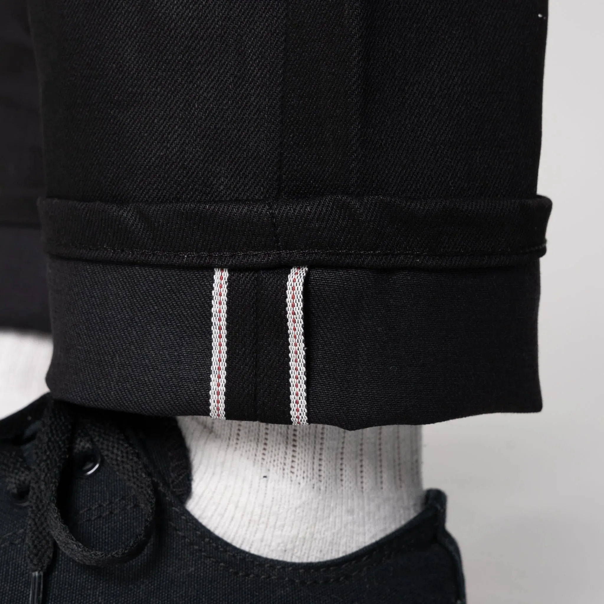 True Guy Black Cobra Stretch Selvedge (Black)